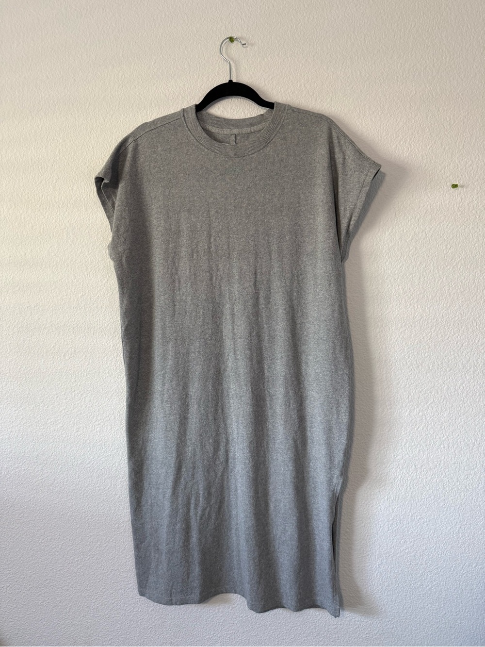 LE BON SHOPPE Everyday Maxi Shirt Dress - Grey Size L V1 - Picture 8 of 14